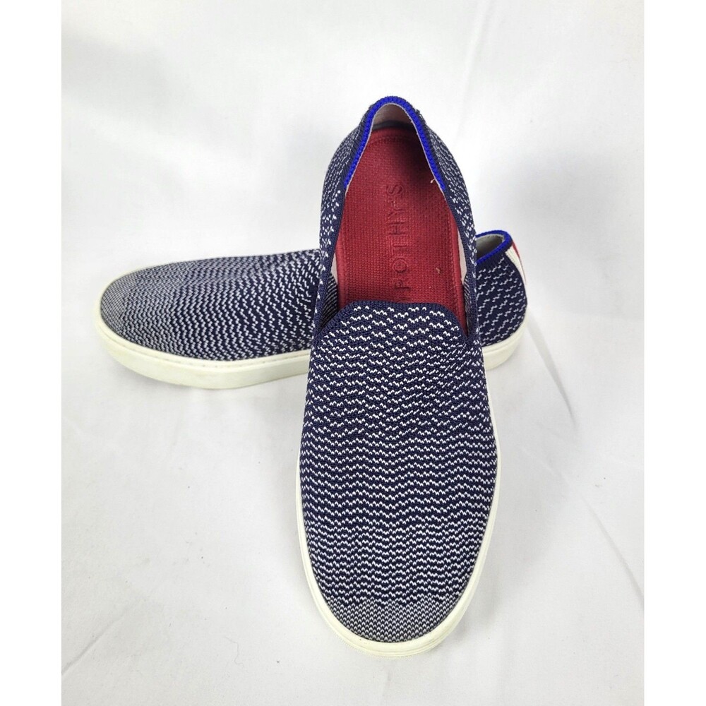 Rothy's Maritime Gradient Slip On Sneakers Womens 8.5 Navy Blue